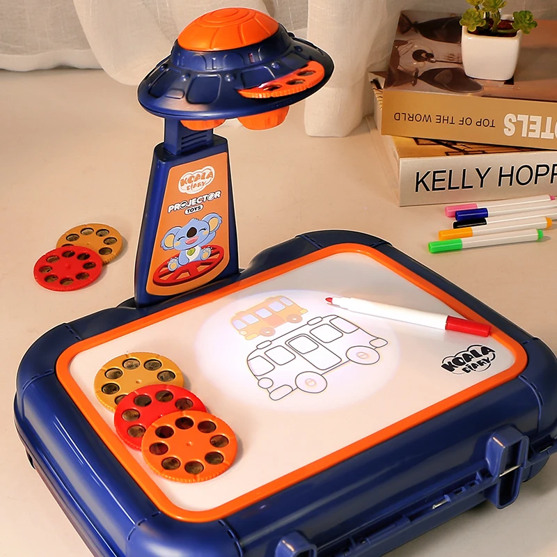 

Детский светодиодный проектор, художественный стол для рисования, игрушки, детская доска для рисования, художественные изделия, Обучающие инструменты для рисования, игрушка для девочек