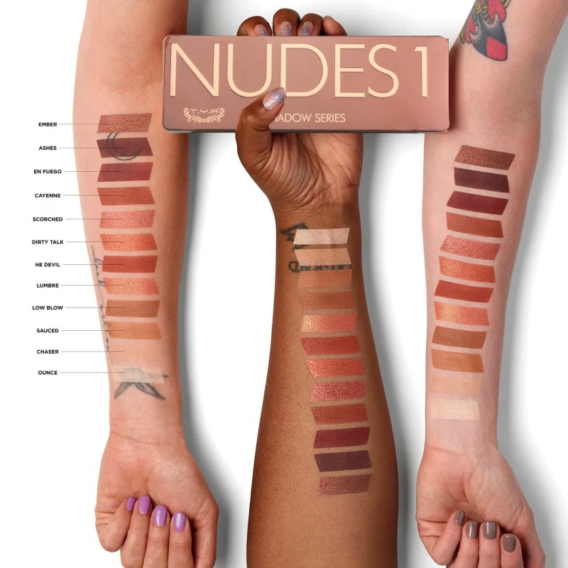 Палитра теней для век 12 цветов палитра бальзам блеск пигмент матовая Палетка