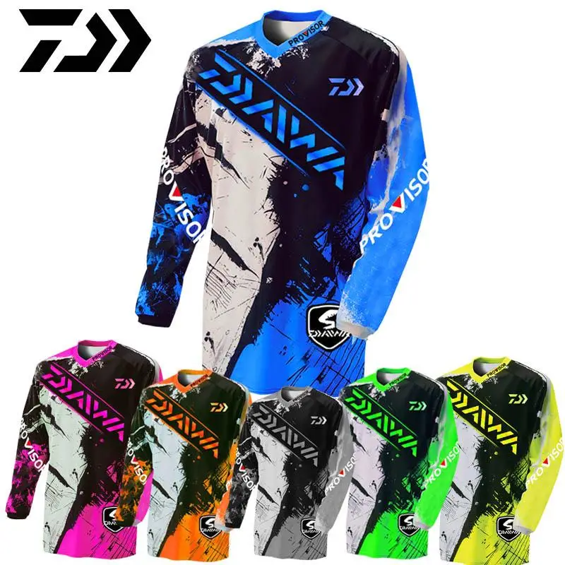 

NEW 2020 Daiwa Anti-uv Sun Fishing Jersey Cycling Clothes Clothing Fishing Shirt Breathable Quick Dry Fishing Spring Long-sleeve