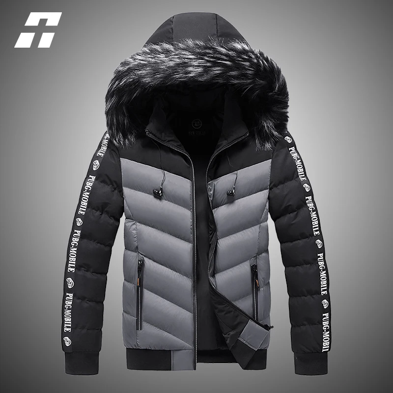 Зимние мужские куртки теплая утепленная Повседневная куртка-бомбер хлопковая