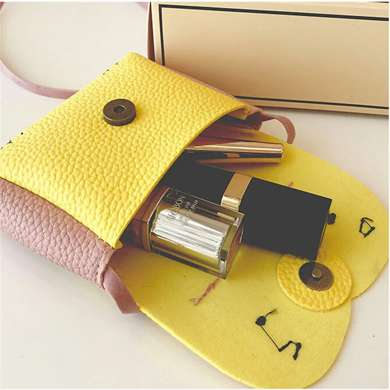 

PU Leather Kids Rabbit Mini Coin Purse Messenger Mini Bag Girls Handbag Children Crossbody Bag Cute Small Fresh Crossbody Bag