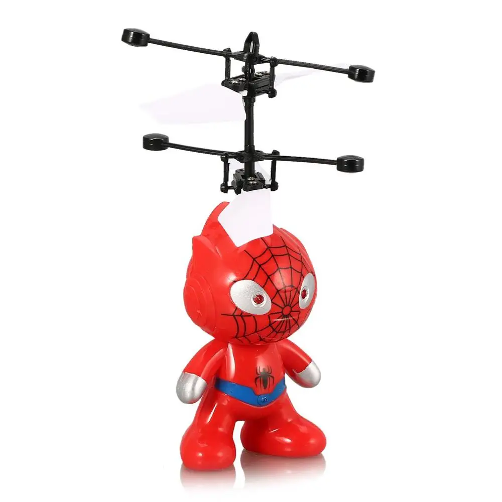 Rc Astronaut Aircraft Drone Airplane Remote Control Toy Flying Mini RC Infraed Induction Aircraft Flashing Light Toys for Kid