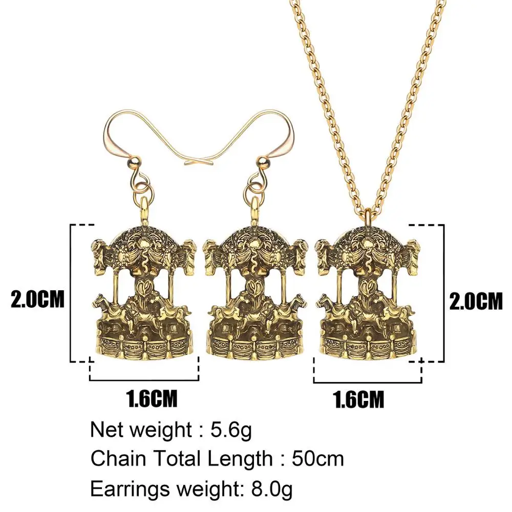ARWA сплав из жемчуга черной раковины и цинкового сплава/подвес ожерелье карусель