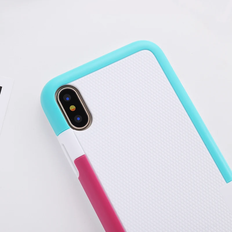 Бампер для iPhone 6 6s 7 8 plus X/XR/XS MAX мягкий чехол из ТПУ в рамке тонкие чехлы 11