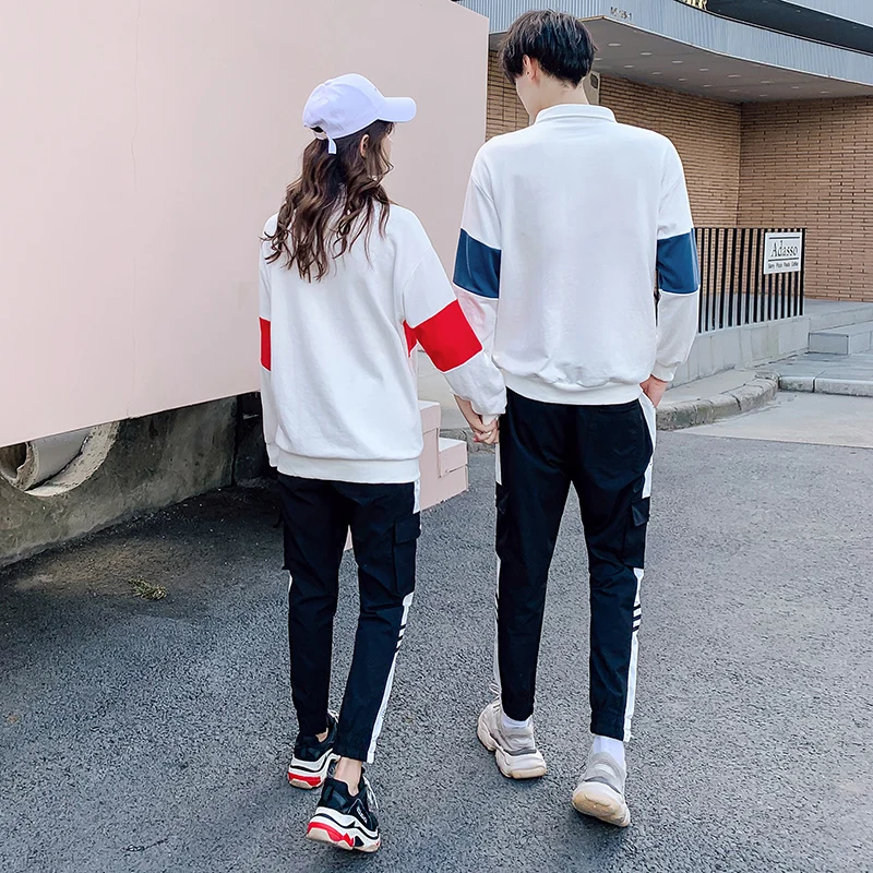 Одинаковые толстовки для пар свитшоты Лидер продаж мужская и женская одежда