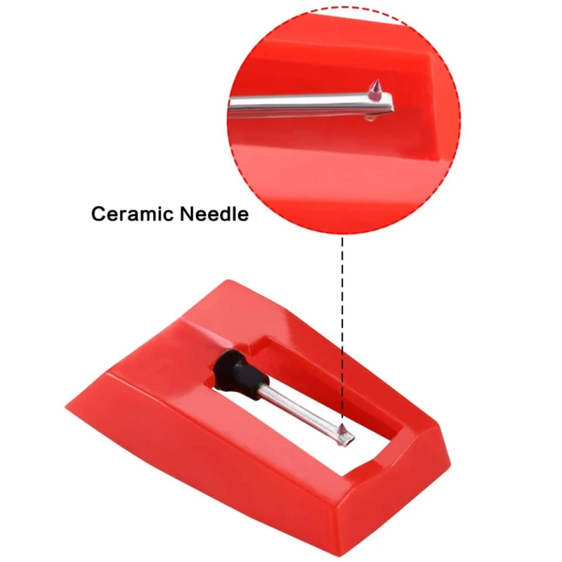 

8 Pcs Record Player Needle Turntable Diamond Replacement Stylus Needles for Vinyl Record Player