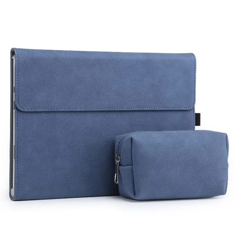 

SeenDa Matte Magnetic Buckle Laptop Sleeve Bag for Surface Pro 7 Women Men Notebook Cover with Power Pack Tablet Case