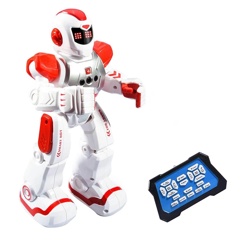 

Remote Control Robot for Kids Intelligent Programmable Robot with Infrared Controller Toys,Dancing,Singing,Led Eyes Red