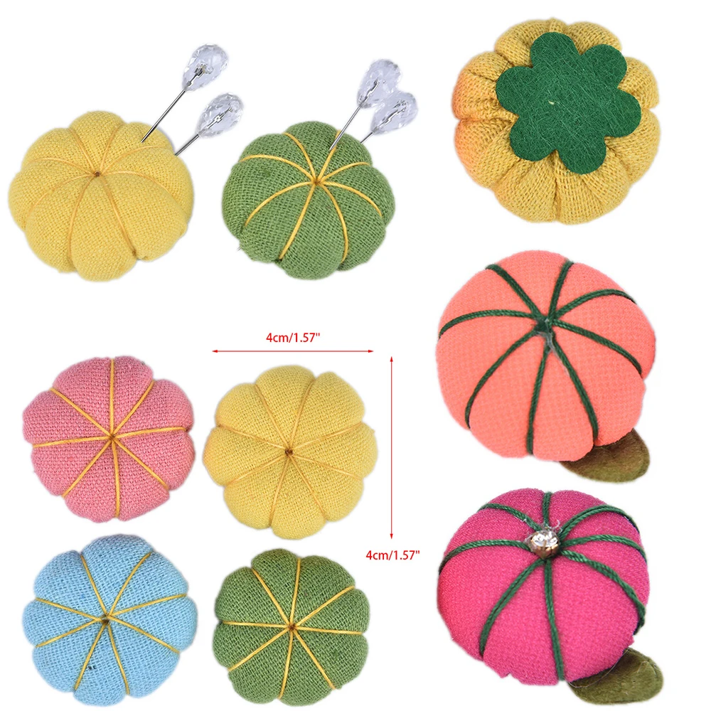 1 шт. DIY иголка для рукоделия булавка Милая тыква в форме подушки держатель набор