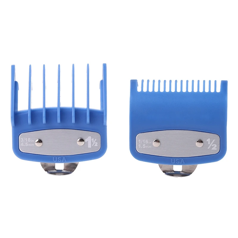 

2PCS For WAHL Professional Cutting Guide Comb Hair Clipper Limit Comb With Metal Clip