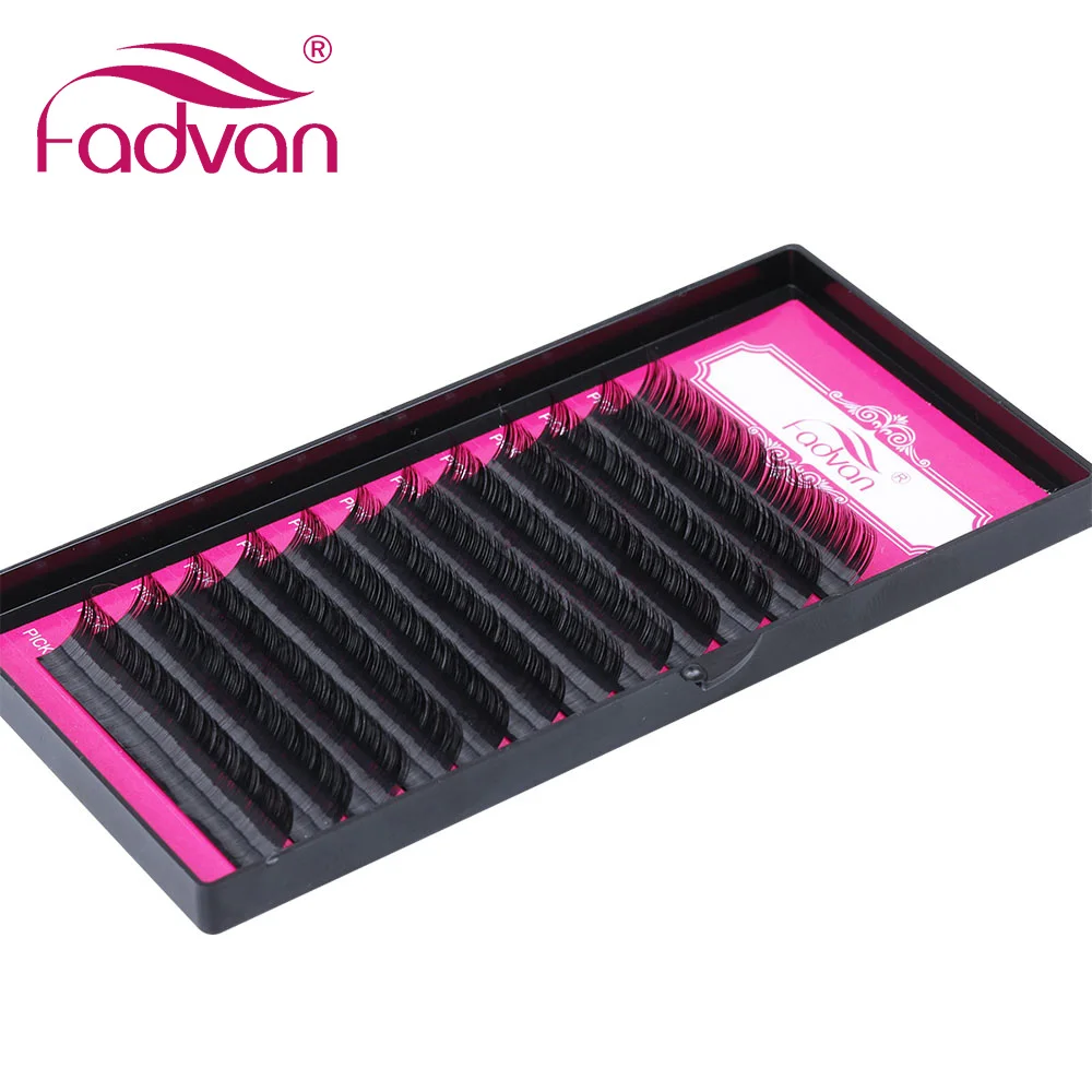 Классические ресницы Fadvan JBCD Curl все размеры мягкие толстые шелковые