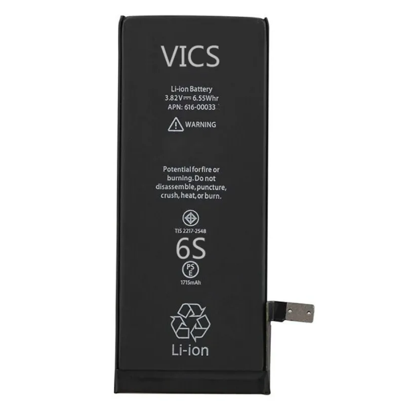 

Original VICS Replacement Battery For Apple iPhone 6 6S 7 8 Plus X Battery 0 Cycle With Free Tools Kits