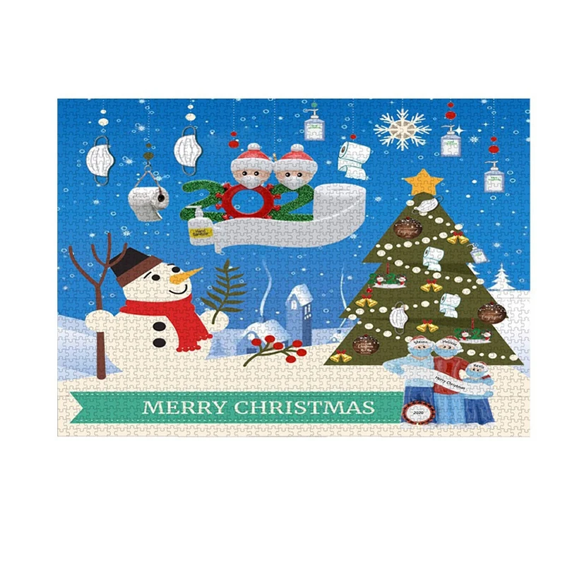 

New Christmas Jigsaw Puzzles for 2020,Special s for Commemorate Hard Year- 1000 Piece Jigsaw Puzzle for Family
