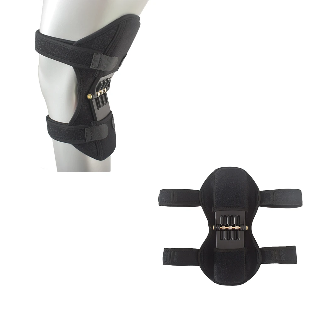 2Pcs Patella Boosters Spring Knee Brace Pad Support Comfortable Mountaineering Squat Leg Foot Protector Pads Sports Safety | Спорт и