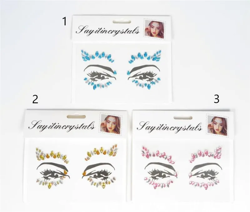 Горячая Распродажа 200 шт./лот временные Стразы Блестящие Татуировки наклейки