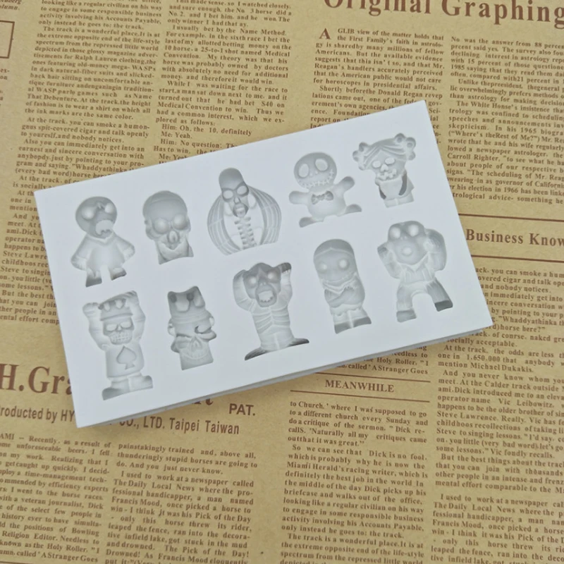 Хэллоуин Череп силиконовые формы для украшения торта инструменты ремесла кексы