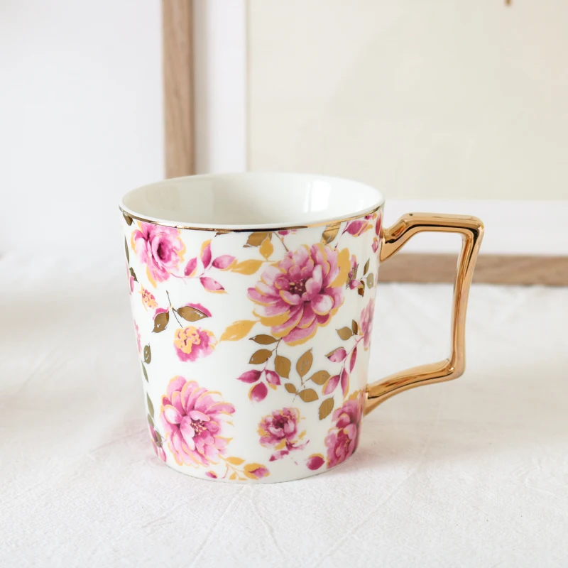 

Outdoor Luxury Coffee Mug Breakfast Travel Ceramic Coffee Cup And Saucer Set Turkish Coffee Cups Tazas De Cafe Ceramic Cup