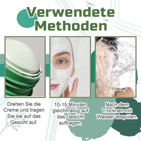 

Poreless Deep Cleanse Mask Stick Natural ingredients Moisturizer Control Oil Green Tea Solid Cleansing Face Mask Stick