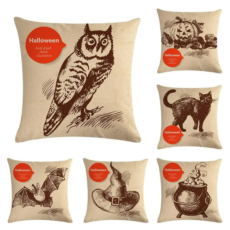 45 см * Дизайн Винтажные летучих мышей белье в стиле Хэллоуина/хлопковое Покрывало