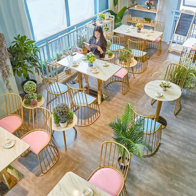 Стул для маникюра с красной спинкой в скандинавском стиле столовый стул чайного