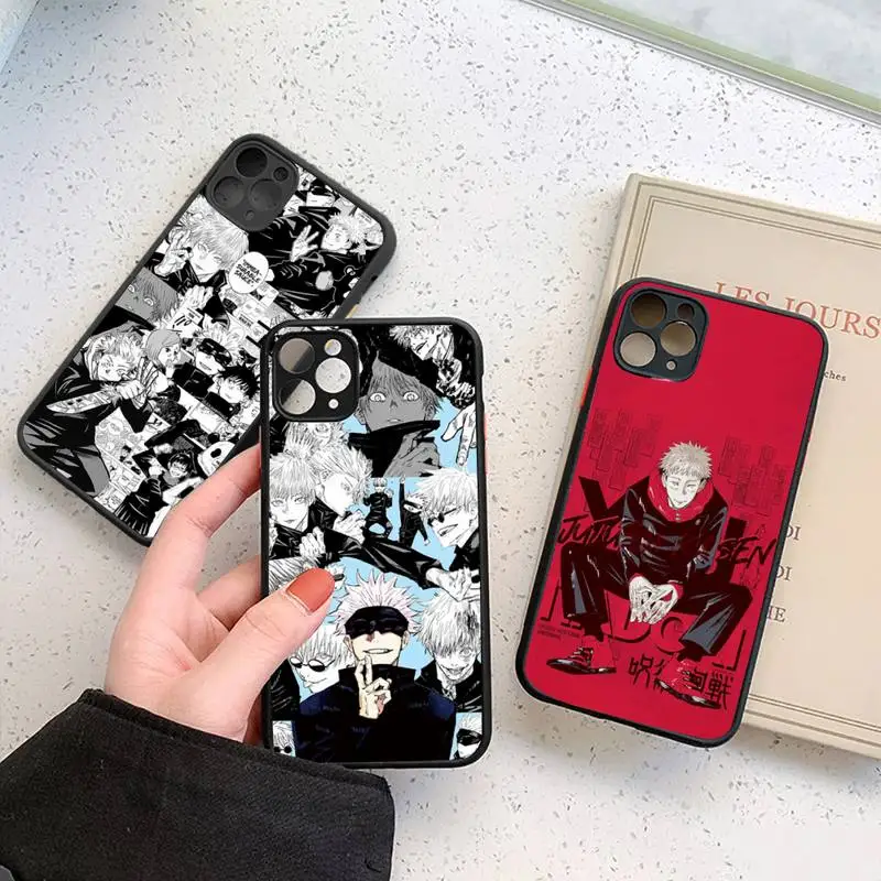 

Jujutsu Kaisen Phone Case For iphone 13 12 11 7 8 plus mini x xs xr pro max matte transparent cover