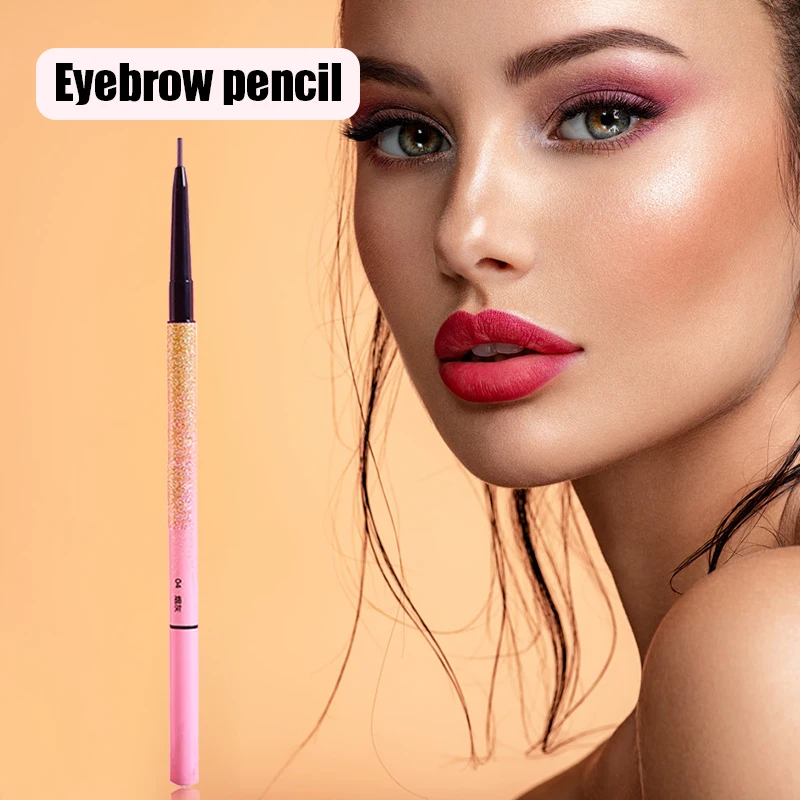 

High Quality Waterproof Eyebrow Pencil Dual Ends Design with Eyebrow Brush Ultra Fine Shape Brow Fill Eyebrow Pencil