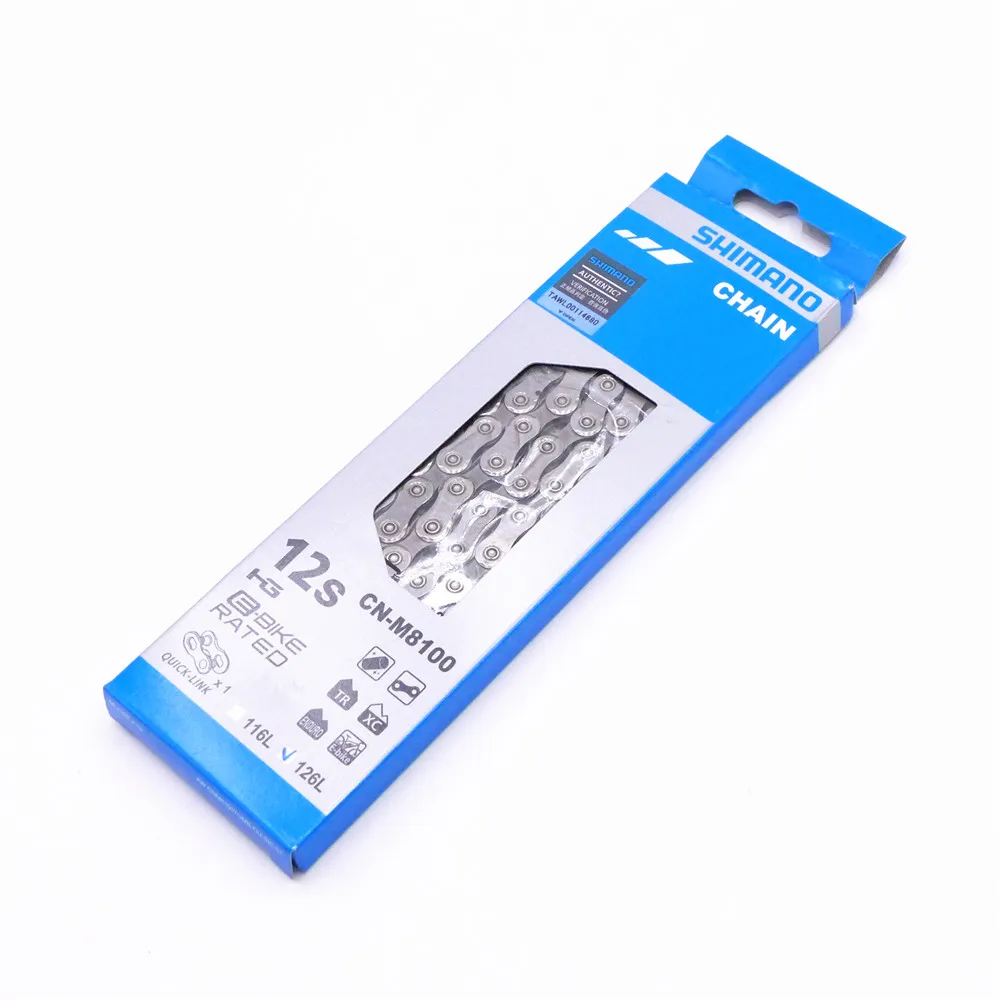 

Велосипедная цепь Shimano XT CN-M8100 12 Speed 116L 126L