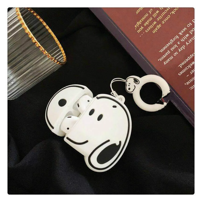 Чехол для наушников AirPods с милым мультяшным рисунком чехол s Apple Airpods2 аксессуары