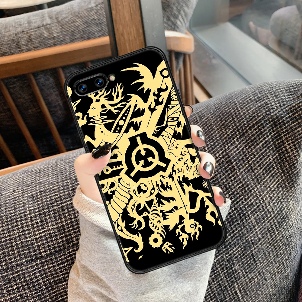 

scp Special Containment Phone Case Cover Hull For HUAWEI honor 7a 8s 8a 8x 9 9x 10 20 i Lite Pro black Prime Luxury Funda