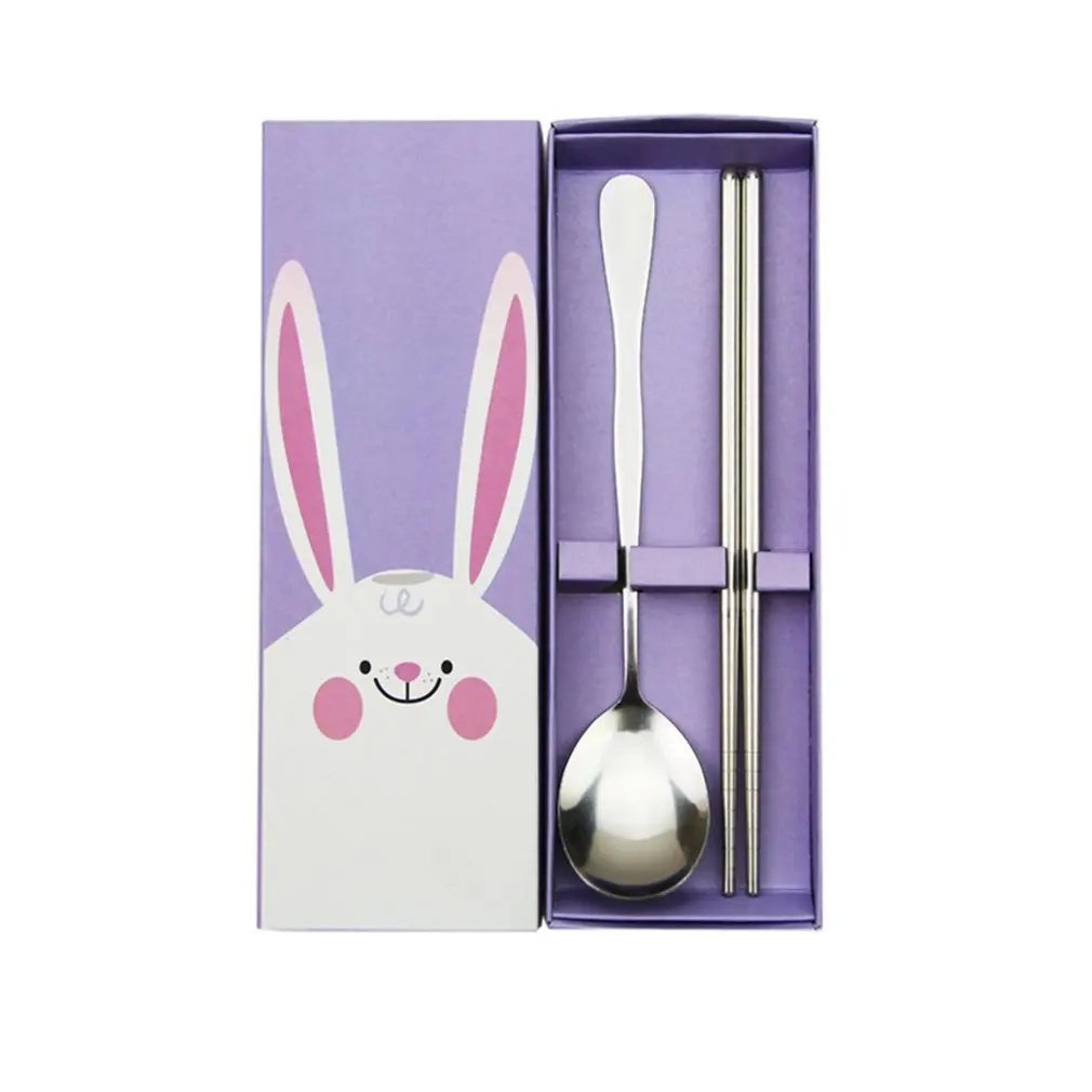 2 шт./компл. практичный дизайн Нержавеющая сталь для детей и взрослых ложка