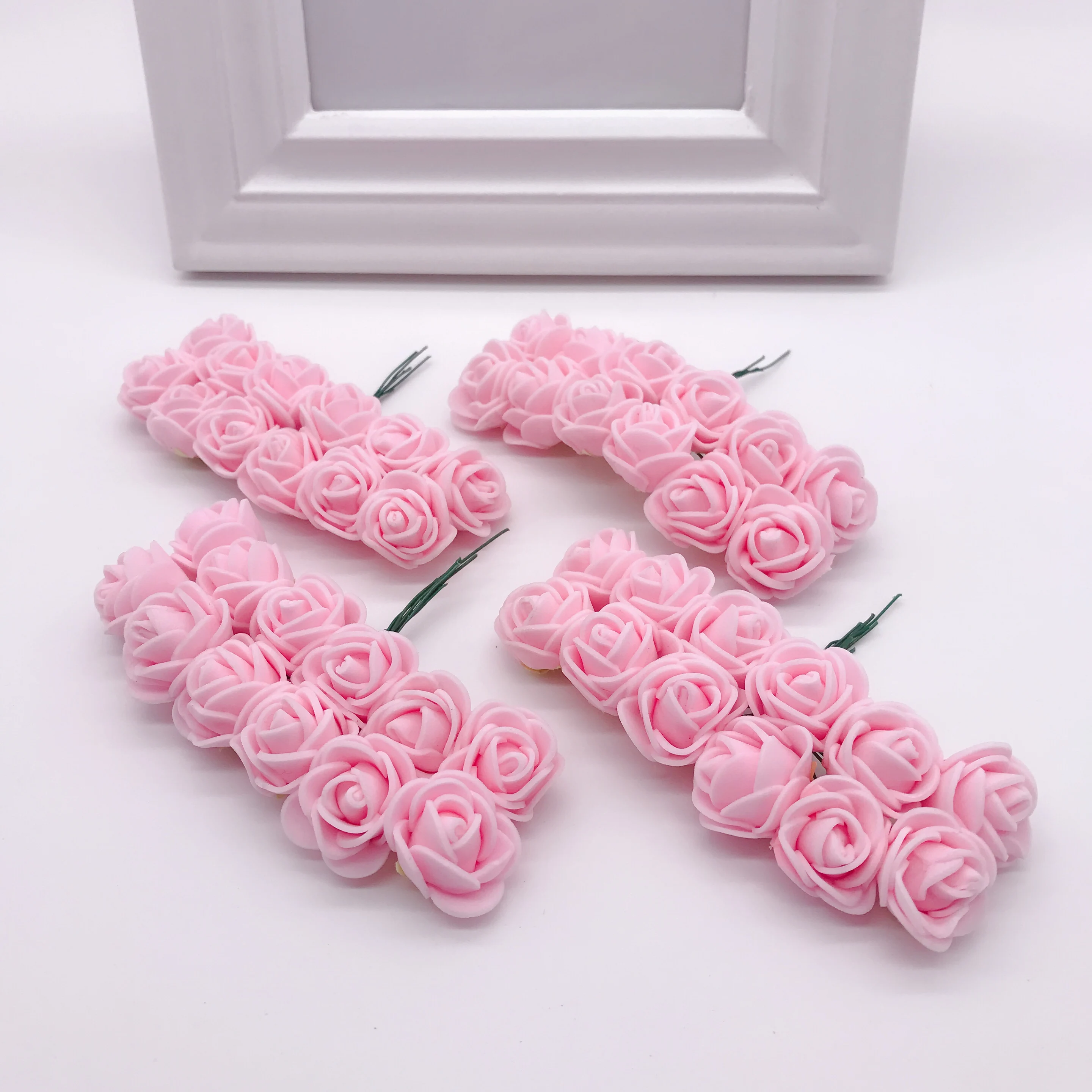 144 шт./2 см искусственные розы из пенопласта | Дом и сад