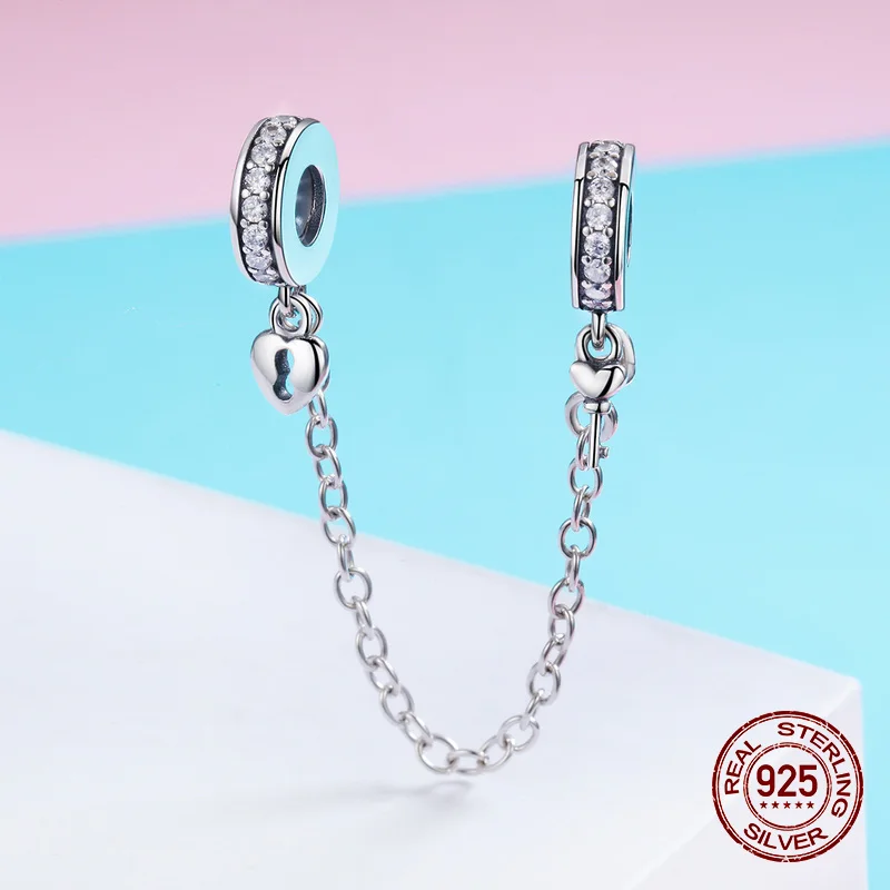 Подходит для браслета браслет очарование только любовь безопасная цепочка