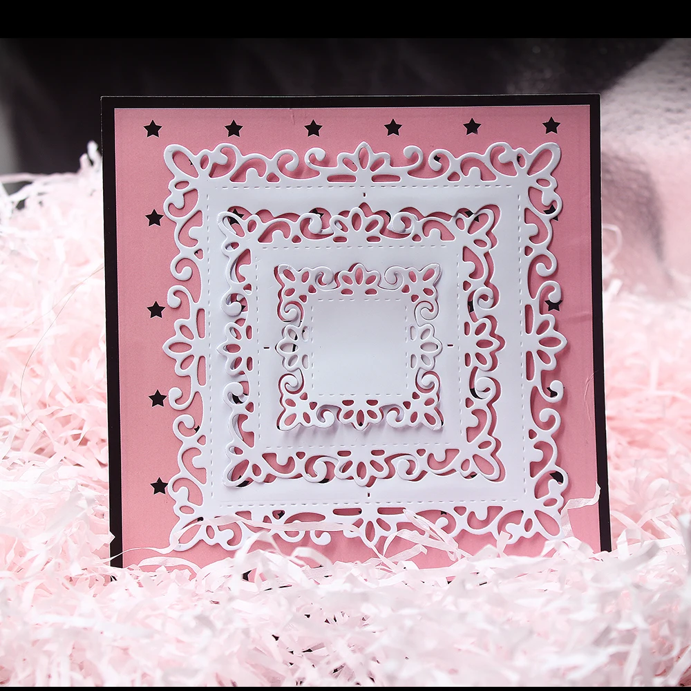 3 шт. штампы для скрапбукинга стальные резки трафареты тиснение сделай сам карта