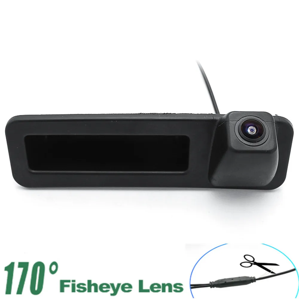 

HD 1080P ручка багажника Автомобильная камера заднего вида для BMW X1 X3 X4 X5 F30 F31 F34 F07 F10 F11 F25 F26 E84 Автомобильная камера заднего вида