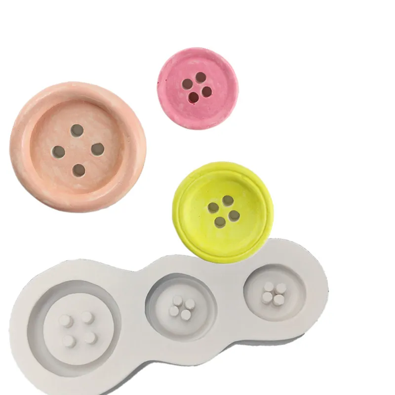 

1pc Button cake mold fondant mould cake decorating tools silicone mold DIY Kitchen Baking Tools FTM1939