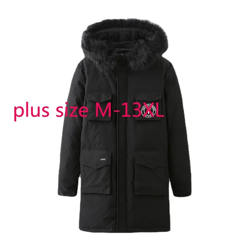 Men Long Winter Coat Thick Plus Size M-10xl11xl12xl13xl