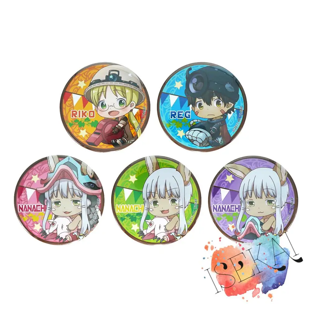 Сделано в Abyss значок аниме Riko REG Nanachi милый металлический брошь булавки японского