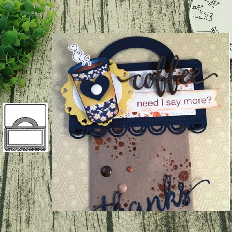 Металлические штампы для вырезания сумка штамп украшения скрапбукинга бумаги