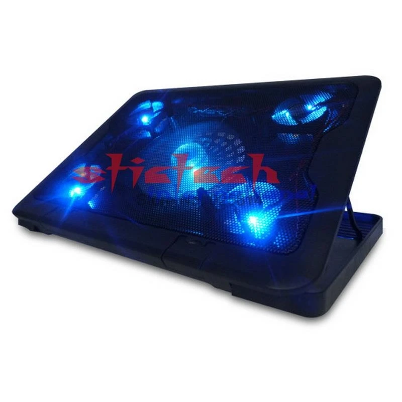 20 шт. подлинные Охлаждающие подставки для ноутбуков с 5 вентиляторами |