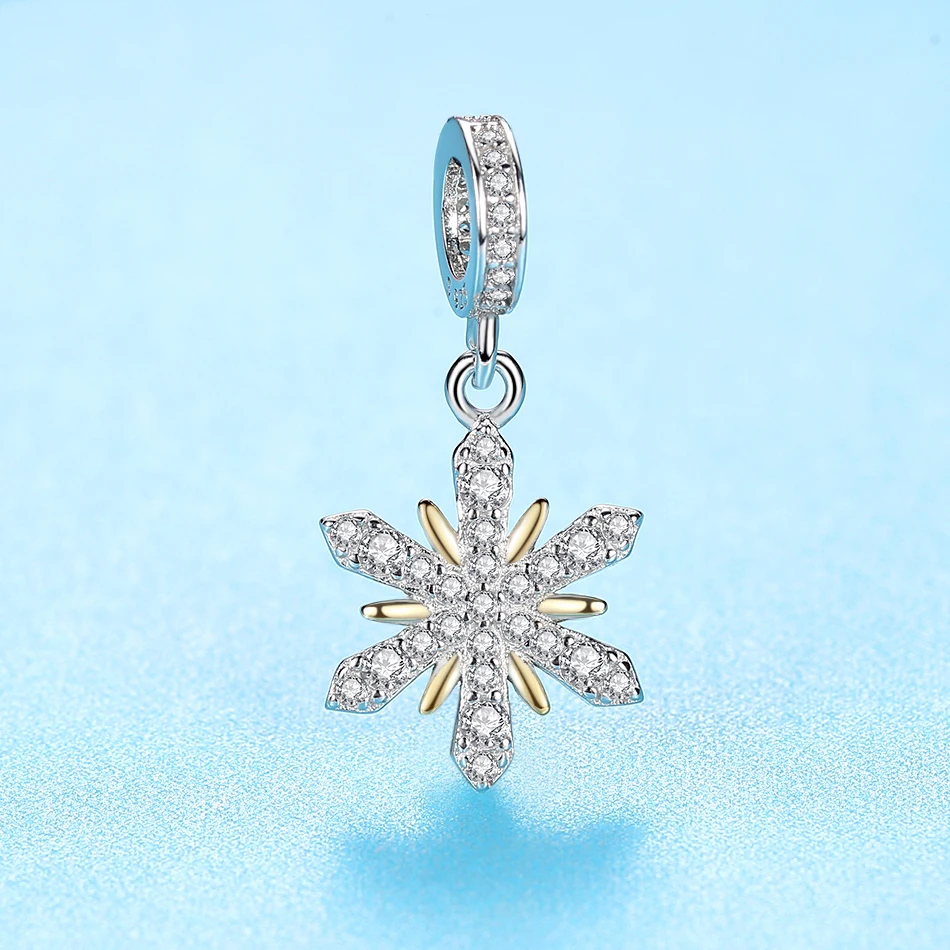 Шарм бусина из серебра 925 пробы снежинка семейное дерево любви пчела золотой