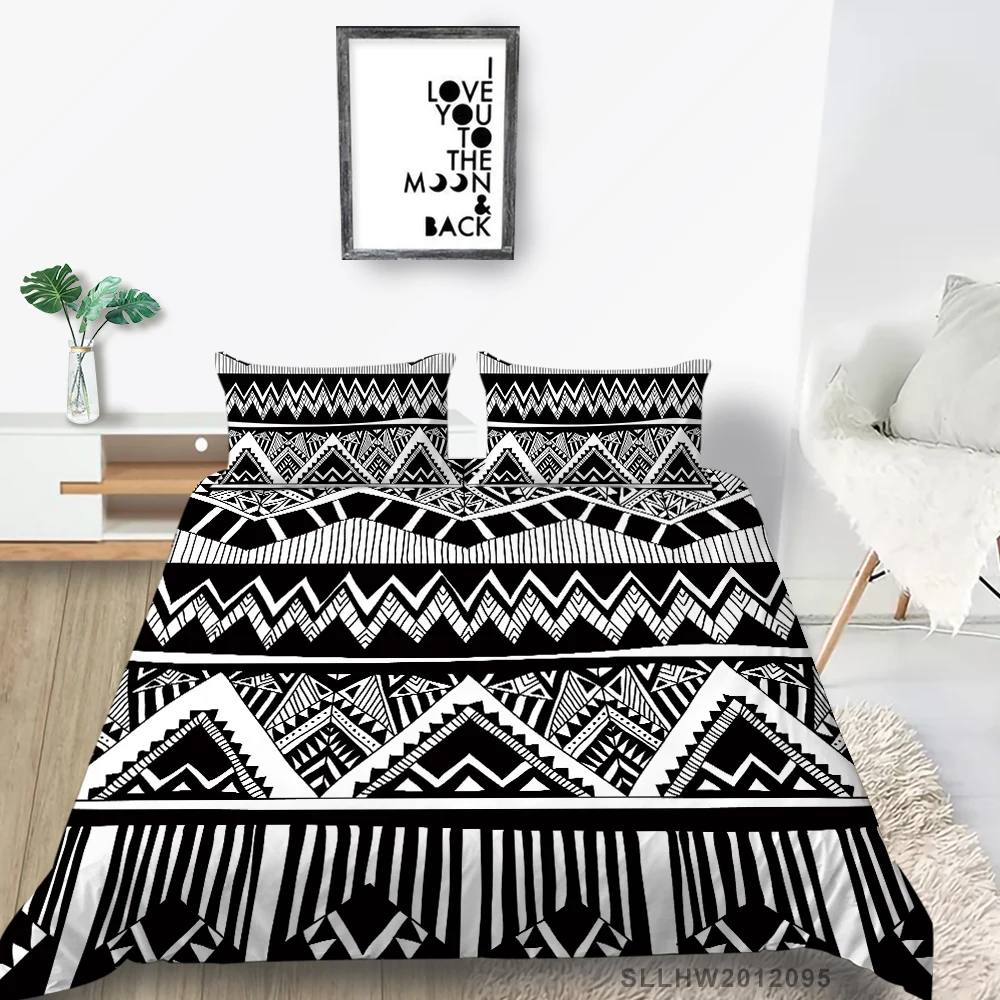 

Bohemia Bedding Set King Size Creative Vintage Duvet Cover Indian Style Queen Twin Full Double Single Classic Bed Set