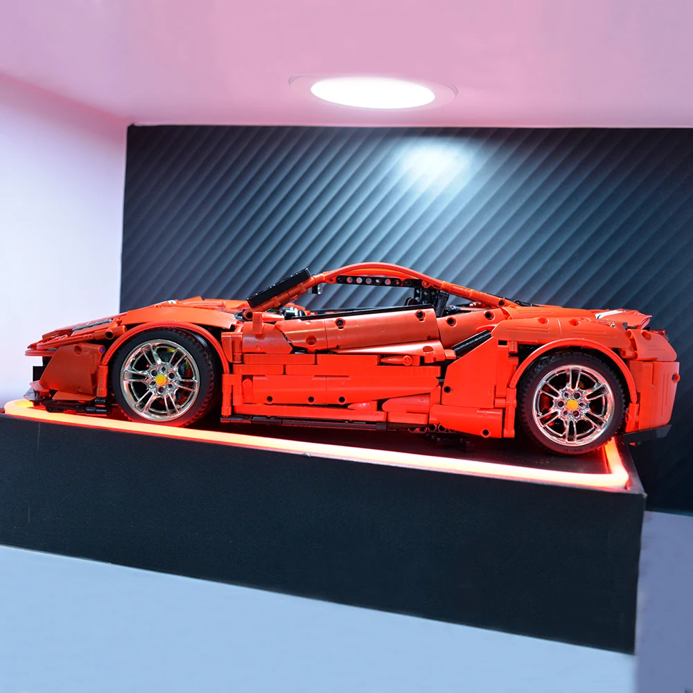 

Technic Series C61042 Super Racing Master Ferrari 488 RSR 3229PCS Model Formula Modular MOC Bricks Building Blocks Kdis boy toys