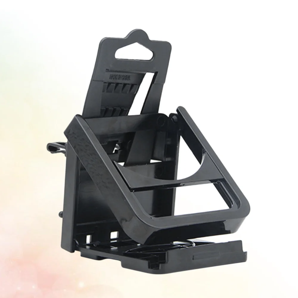 

Foldable Car Rack Air Vent Drink Rack Auto Water Cup Holder Multifunctional Dashboard Beverage Storage Shelf (Black)