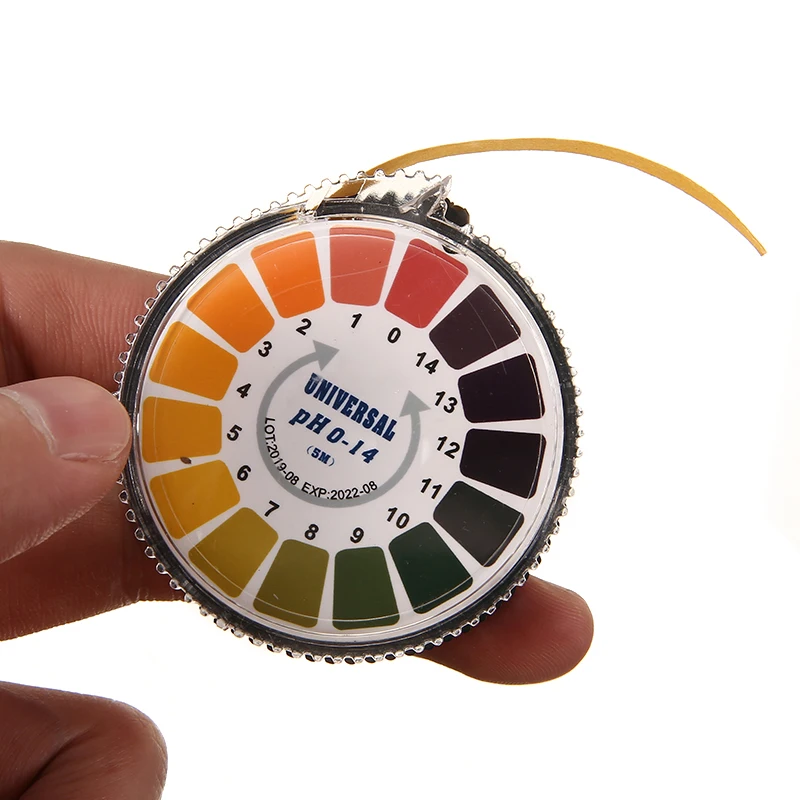 5M Alkaline Acid Indicator Meter PH Test Paper Roll 0-14 Meters Strip For Water Urine Saliva Soil Litmus Accurate Measuring - купить по