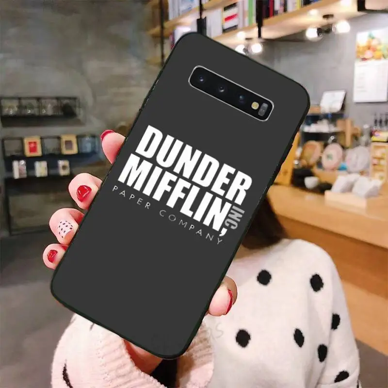 

Dunder Mifflin The Office Phone Case For Samsung A50 A51 A71 A20E A20S S10 S20 S21 S30 Plus ultra 5G M11 funda shell