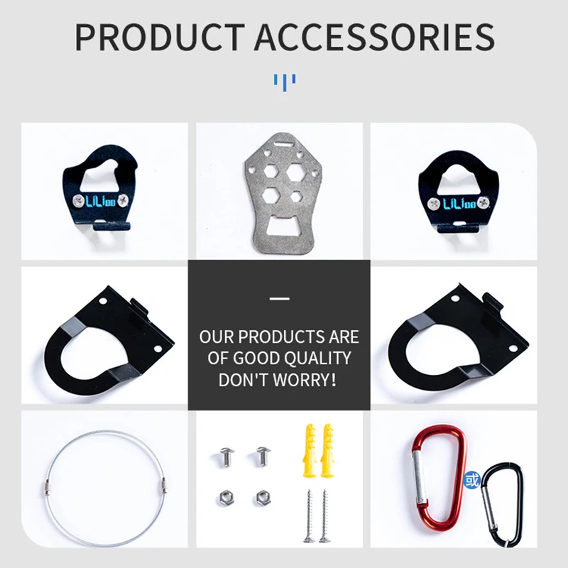 Wall Mounted Shoe Storage Bike Shoe Lock Wall Hanging Display Multi-Function Hook For Home Shop