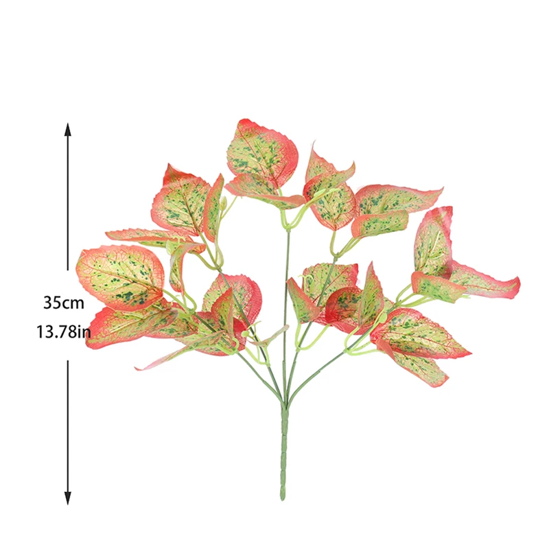 Artificial Palm Fake Tree Variegated Leaf Plant Indoor Outdoor Home Hawaiian Party Decorations Wedding Table Popular |