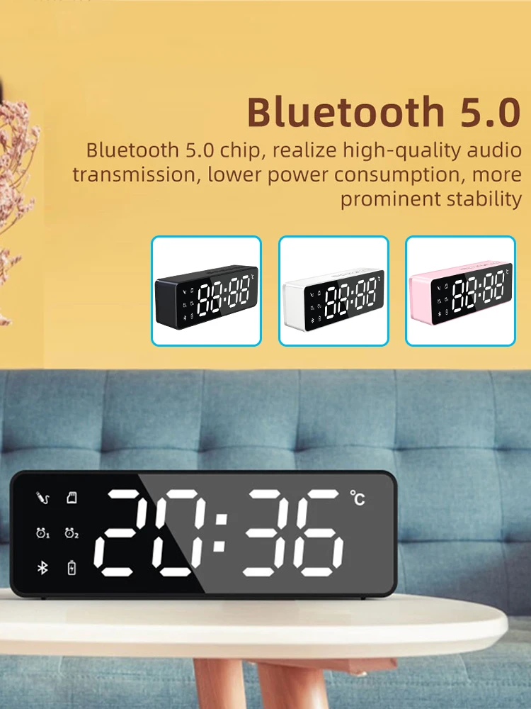 Wireless Bluetooth Speaker Desktop Subwoofer Music Player Home Decoration Gift For Student | Дом и сад