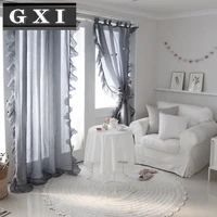 gxi luxury sheer curtains for living room smooth fabric with tassel for girls window treatments drapes wedding decor