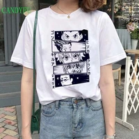harajuku 90s japanese anime hunter x hunter t shirt women kawaii killua clothes funny t shirt tops casual clothing